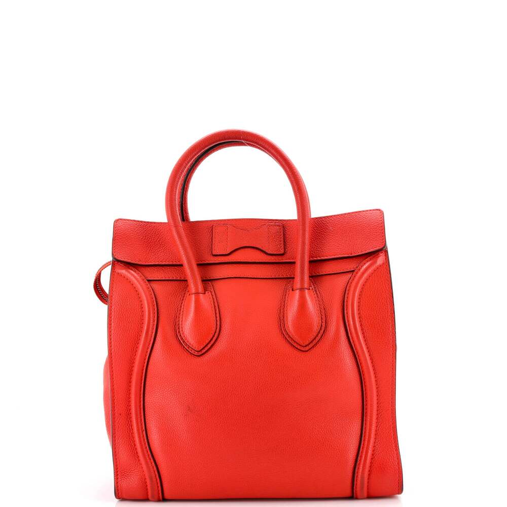 Celine Luggage Bag Grainy Leather Mini #224138C11B - Picture 3 of 7